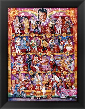 Framed Long Live The King Print