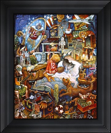 Framed Superboy Print