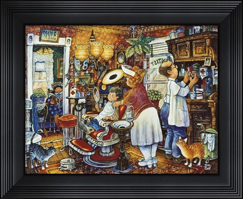 Framed Dentist Print