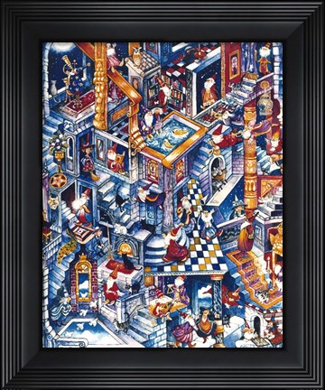 Framed Wizards&#39; Castle Print