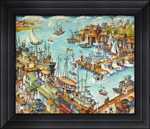 Framed Marina / Cape May Print