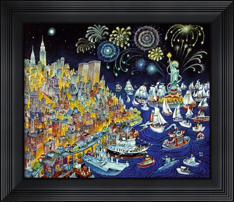 Framed Liberty NYC Print