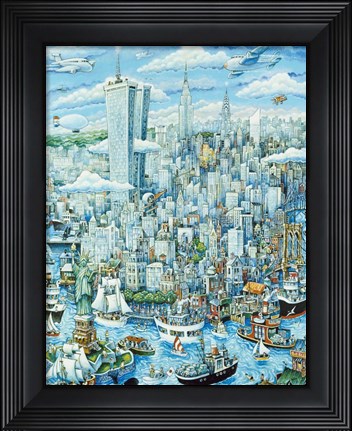 Framed New York, New York Print