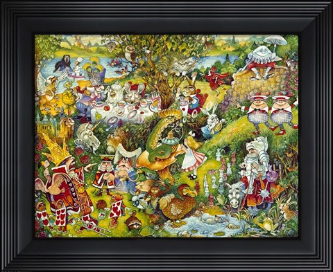 Framed Alice In Wonderland Print