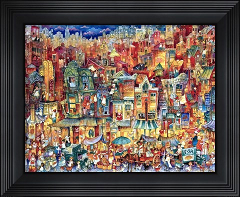 Framed Market Day Print