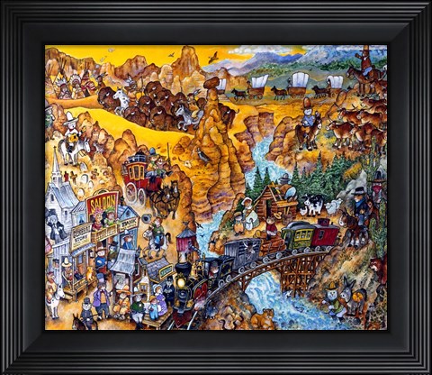 Framed How The West Was Won Print