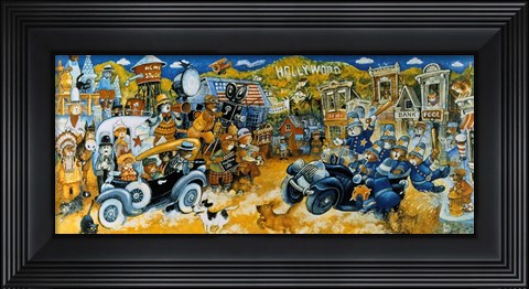 Framed Keystone Kops Print