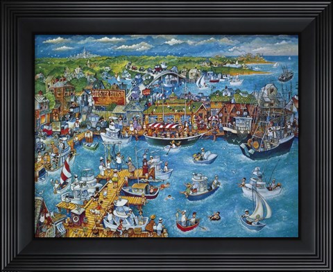 Framed Lobster House Print