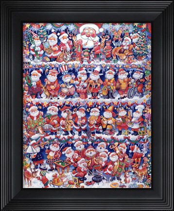 Framed Will The Real Santa 2 Print