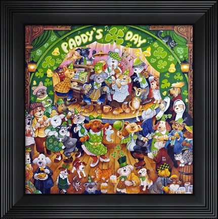 Framed Paddy&#39;s Day Print