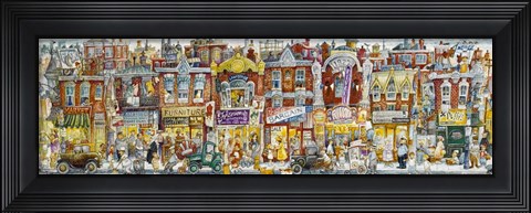 Framed Oh, The Street Where I Lived Print