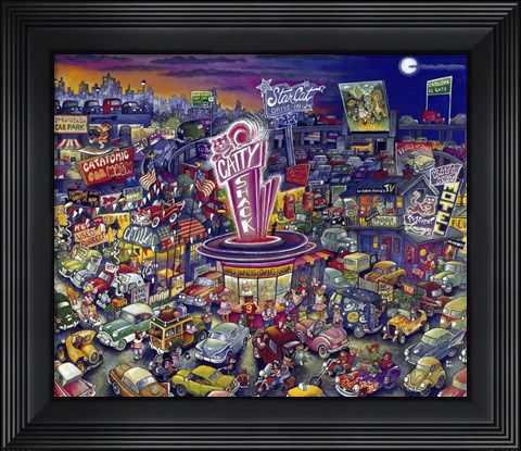 Framed Cool Cats Print