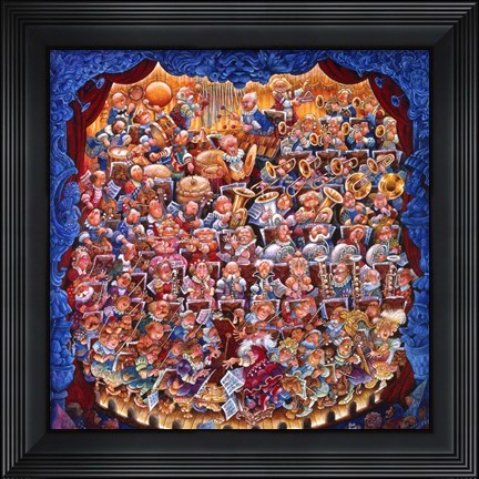 Framed Concertanti Furioso Print