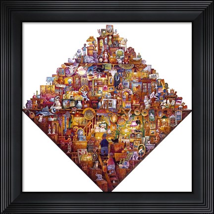 Framed Antique Attic Print