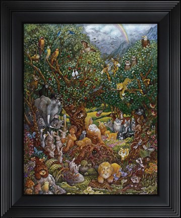 Framed Adam &amp; Eve Print