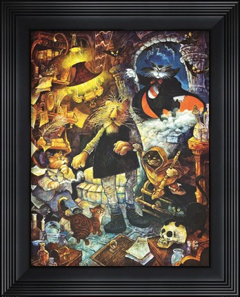 Framed Catula&#39;s Castle Print