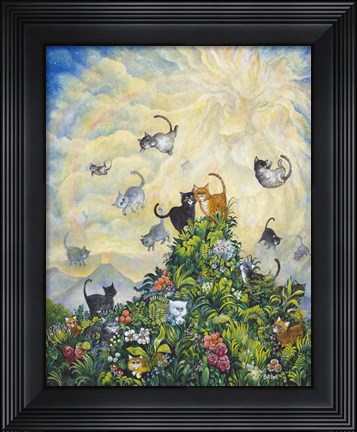 Framed Cat Creation Print