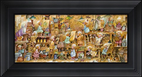 Framed And So They Started Out... Print