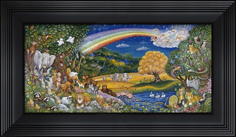 Framed Put Them In The Garden Print