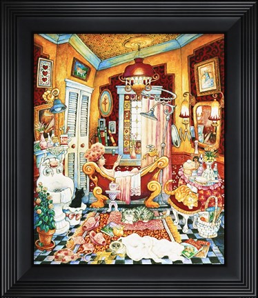 Framed Victoria&#39;s Bath Print