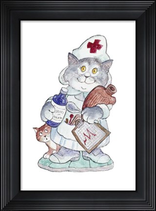 Framed Nurse Print