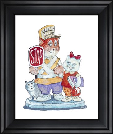 Framed Crossing Guards Print