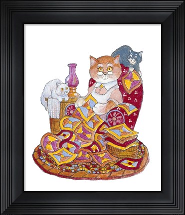 Framed Quilting Print