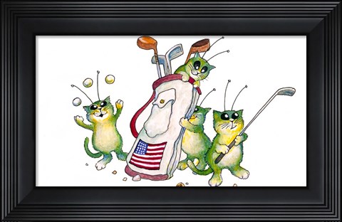 Framed Martian Pga Print