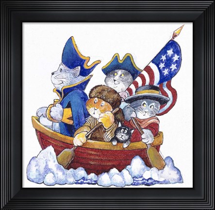 Framed Potomac Cats Print