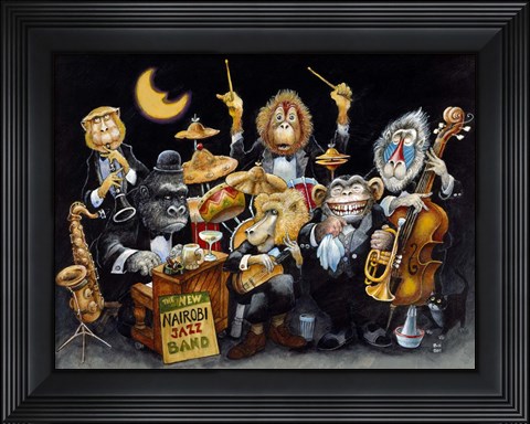Framed New Nairobi Jazz Band Print