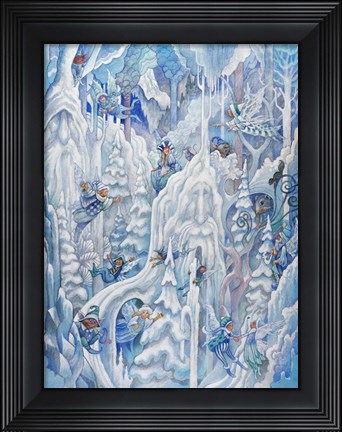 Framed Ice Fairies Print
