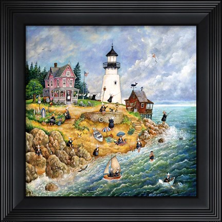 Framed Nun&#39;s Light Print