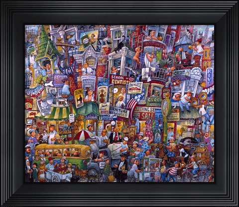 Framed Where I Show Up... Print