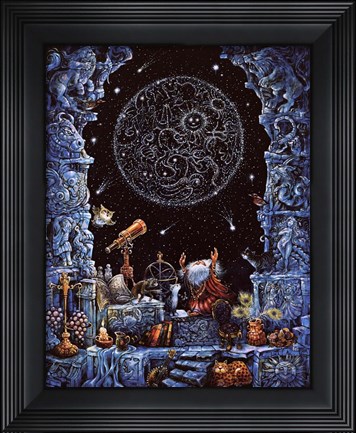 Framed Astrologer Print