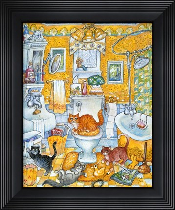 Framed Mellow Yellow Print