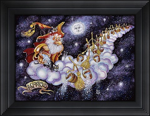 Framed Aquarius Print