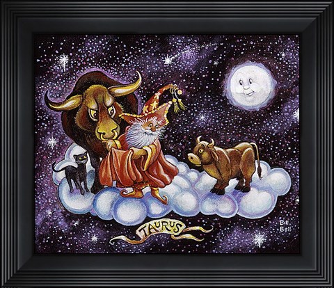 Framed Taurus Print