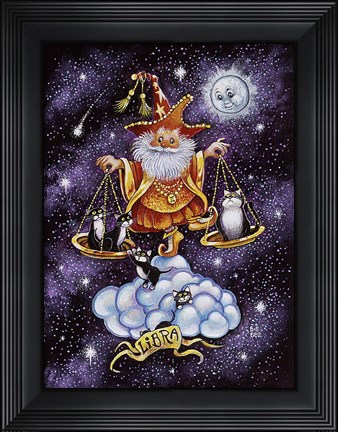Framed Libra Print