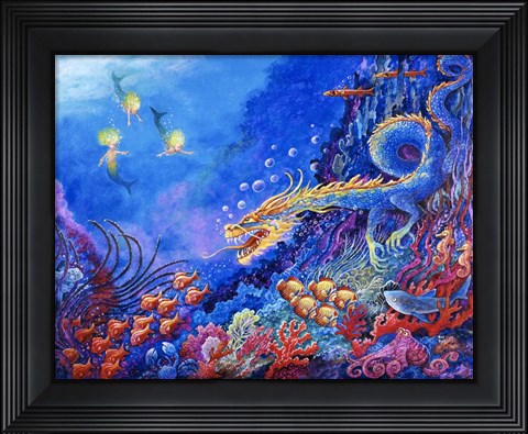 Framed Sea Dragon Print
