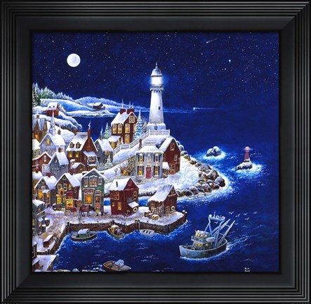 Framed Night Light Print