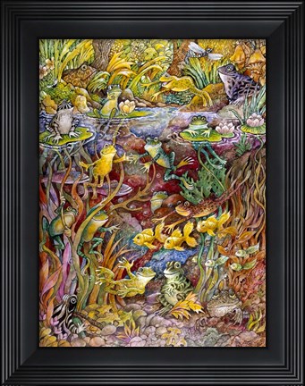 Framed Leap Frog Print