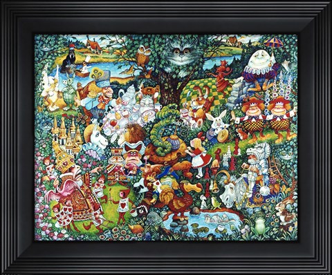 Framed Wonderland Print