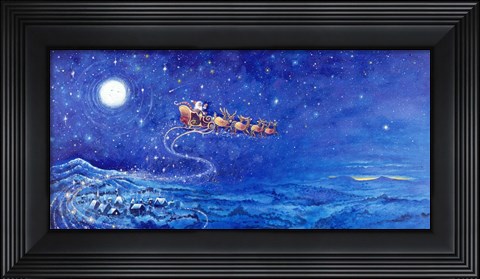 Framed Fly Over Print