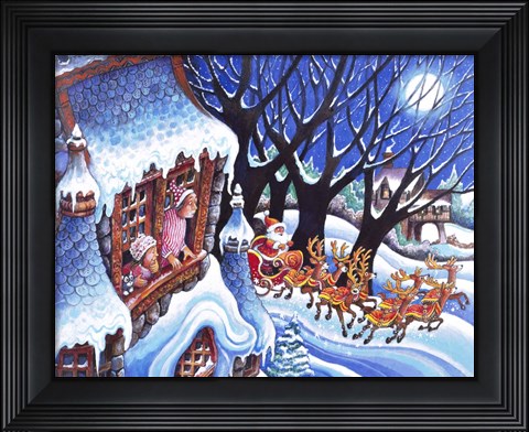 Framed Away We Go Print