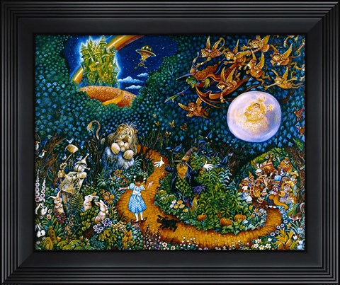 Framed Land Of Oz Print