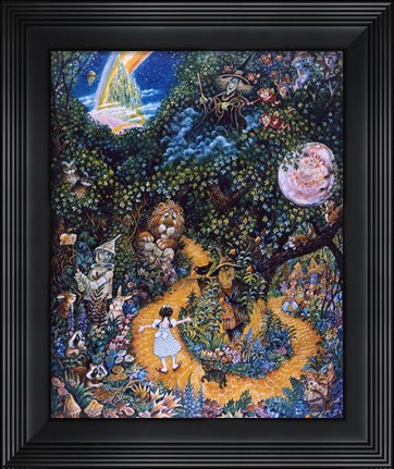 Framed Yellow Brick Road Print