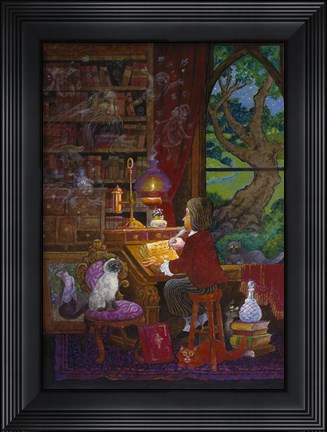 Framed Taking Notes Print