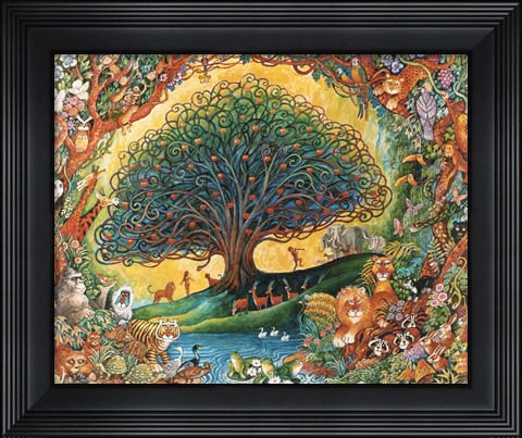 Framed Tree Of Knowledge (Eden) Print