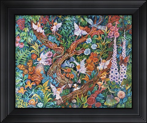 Framed Flower Fairies Print