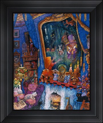 Framed Looking Glass Print